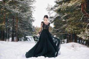 Black and white wedding party attire (5) - Weddo Agency