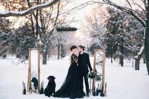 Black and white wedding party attire (7) - Weddo Agency