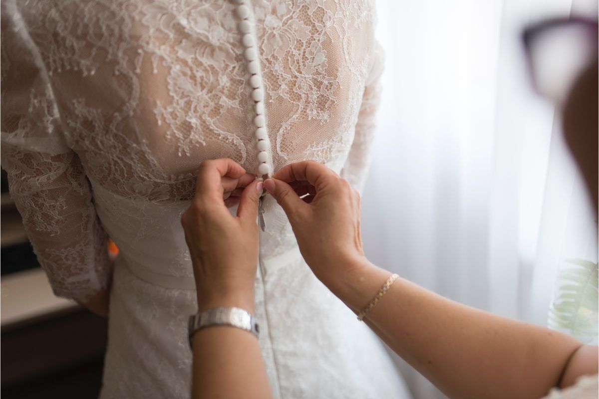 Cottagecore-wedding-dresses-bride-dress-hands-bracelet