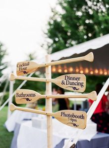 Nautical theme wedding the best ways to create a splendid event - Nautical wedding. Signs with directions