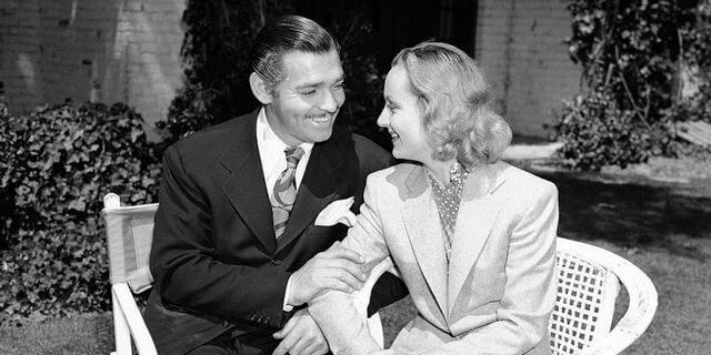 Vintage-style-wedding-Weddings-of-iconic-couples-for-inspiration-iconic-couples-Clark-Gable-and-Carole-Lombard