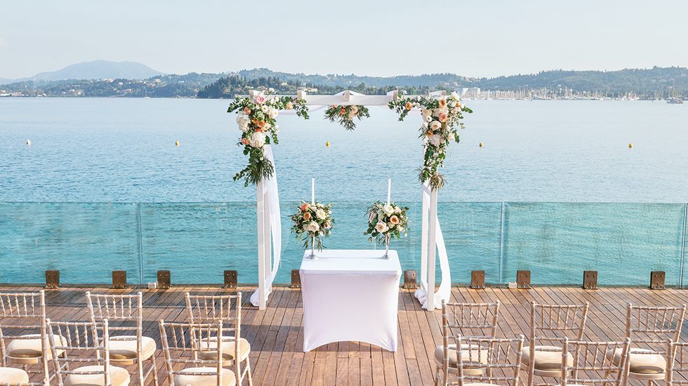 Corfu beach wedding Weddo Agency